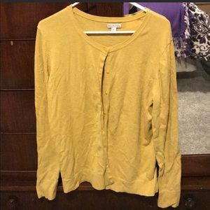 Merona Mustard yellow cardigan